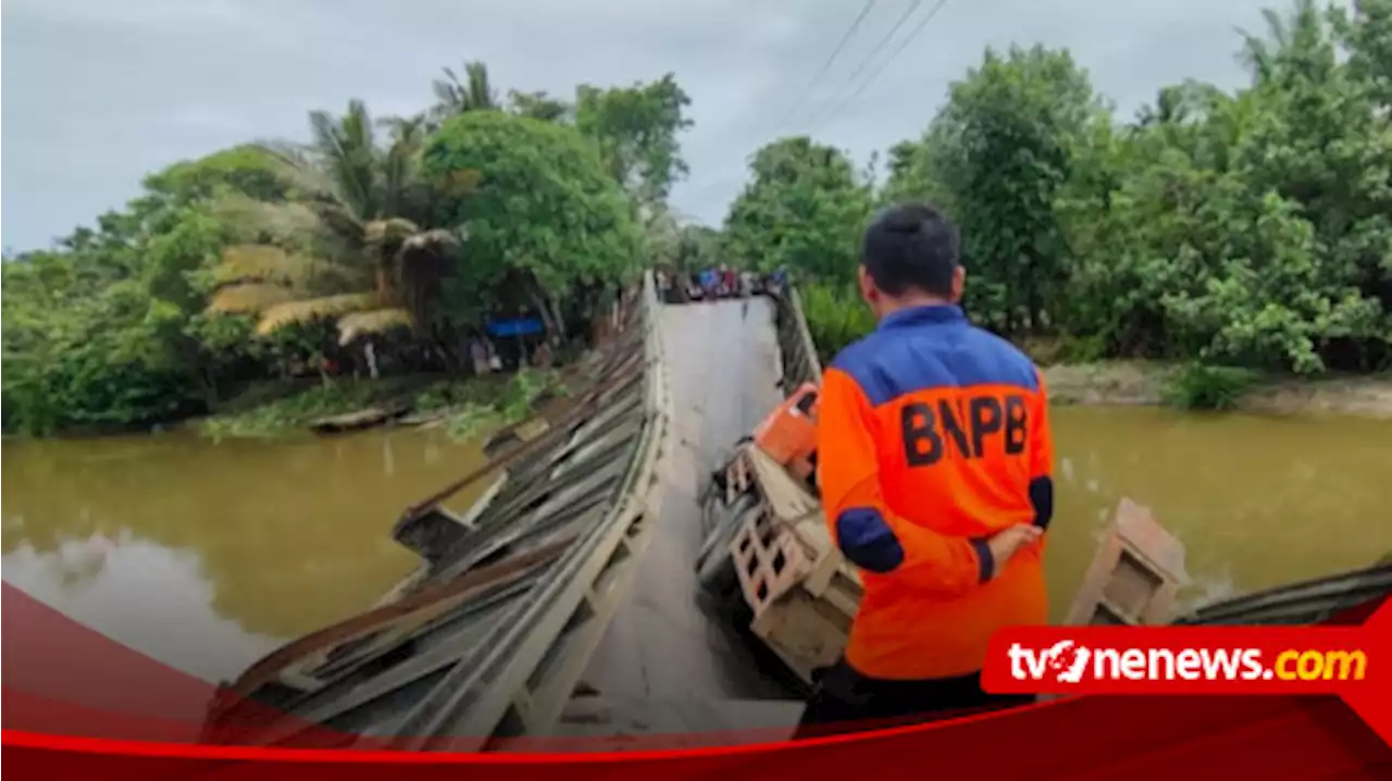 Jembatan Sepanjang 40 Meter Ambruk, Dua Kecamatan di Simeulue Terisolir