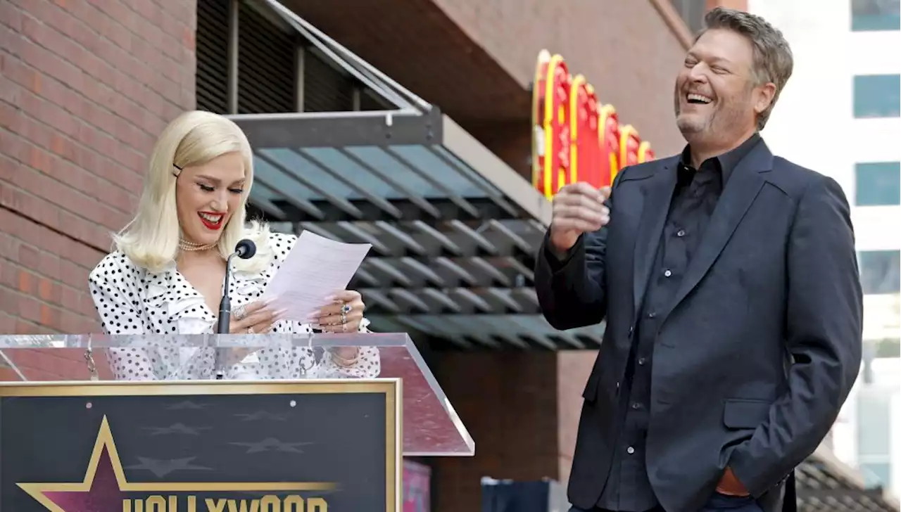 Blake Shelton Comes In for Roasting and Smooching at Hollywood Walk of Fame Ceremony