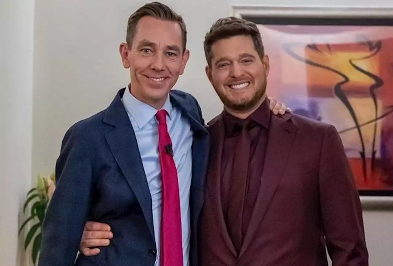 Late Late Show viewers go wild for Michael Buble's gift to Ryan Tubridy - VIP Magazine