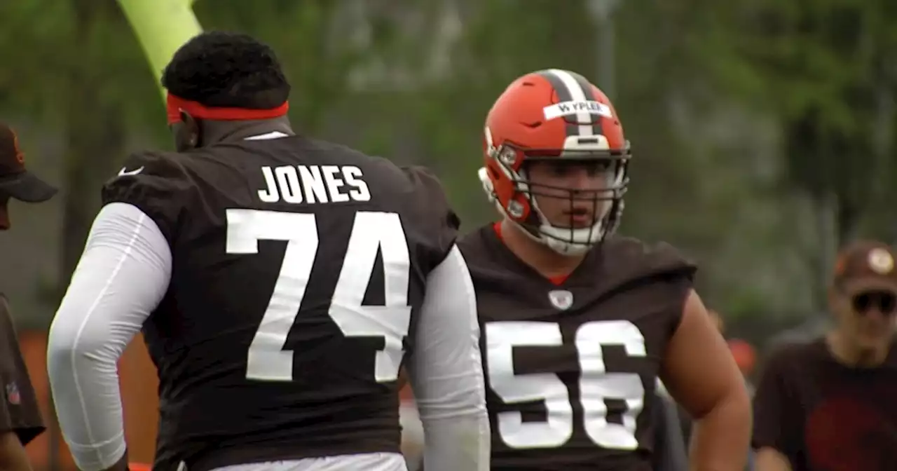 Buckeyes to Browns: Luke Wypler, Dawand Jones excited to continue football careers in Ohio