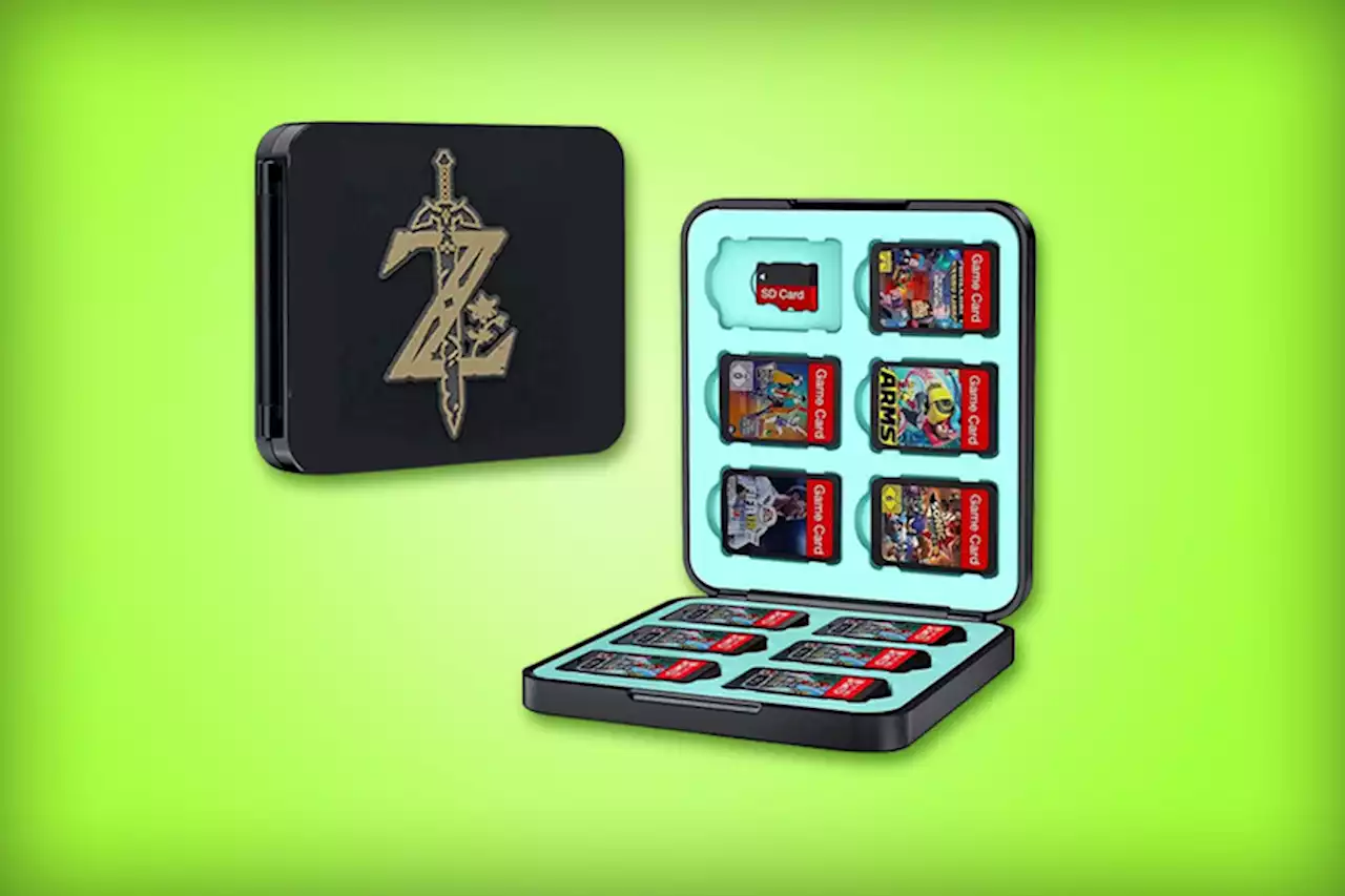 Este estuche para juegos de Nintendo Switch con 12 espacios es perfecto para guardar 'Zelda: Tears of the Kingdom' por solo 269 pesos