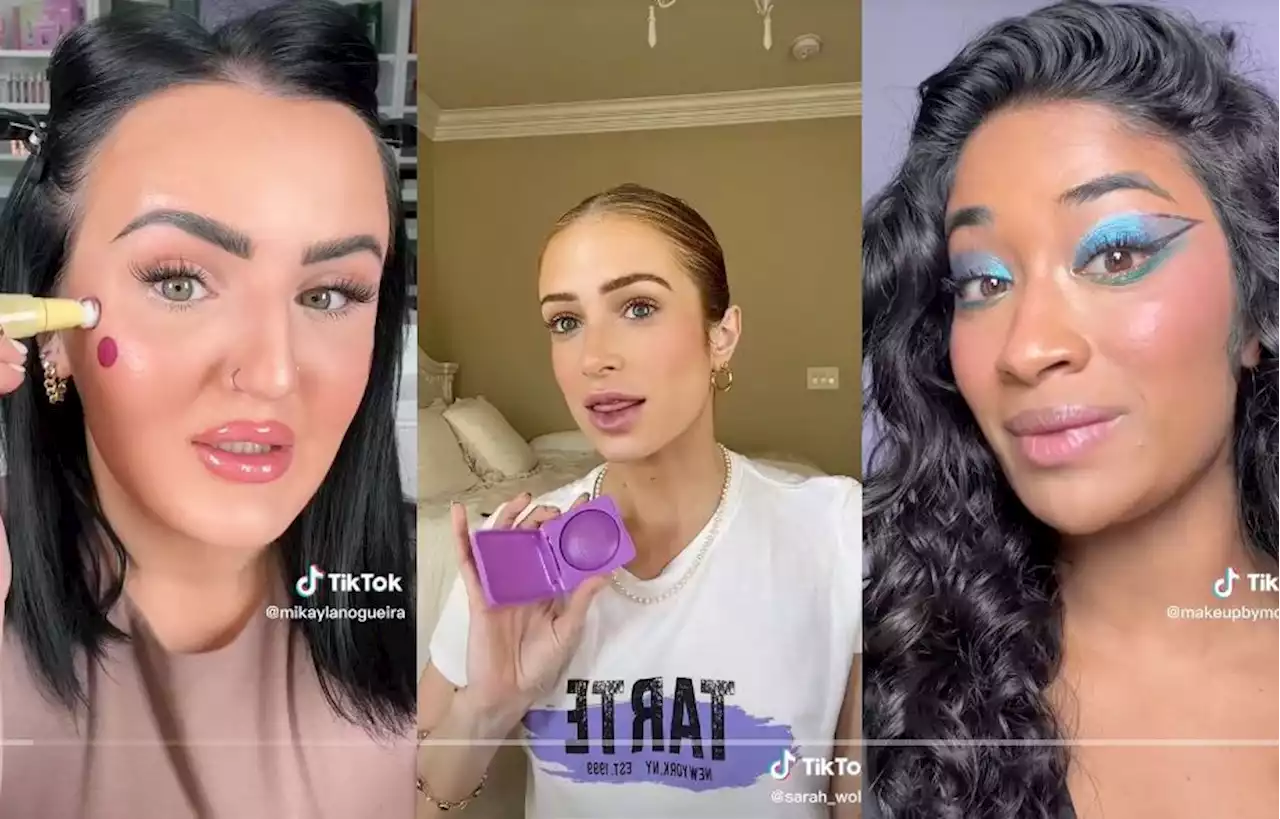 TikTok renoue avec le blush violet pour obtenir un teint plus lumineux