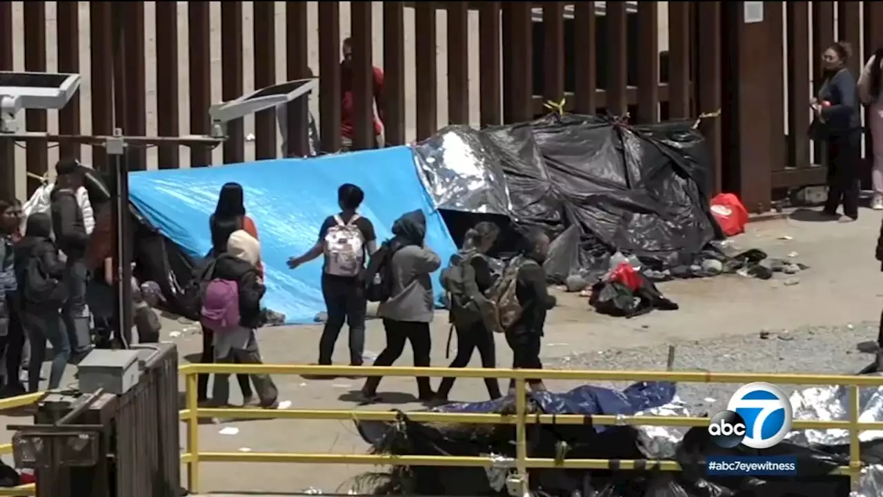 US-Mexico border sees orderly crossings as new migration rules take effect