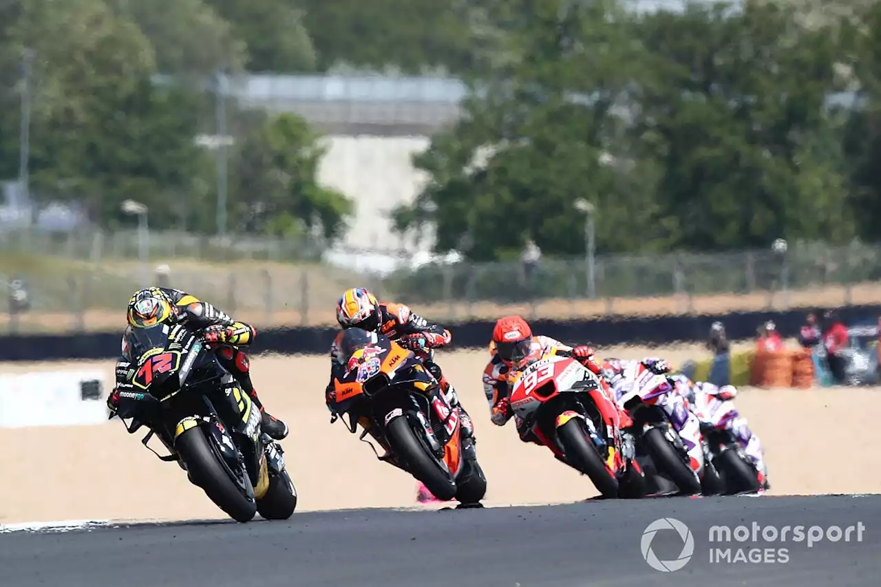 MotoGP French GP: Bezzecchi wins crash-filled 1000th GP, Bagnaia taken out