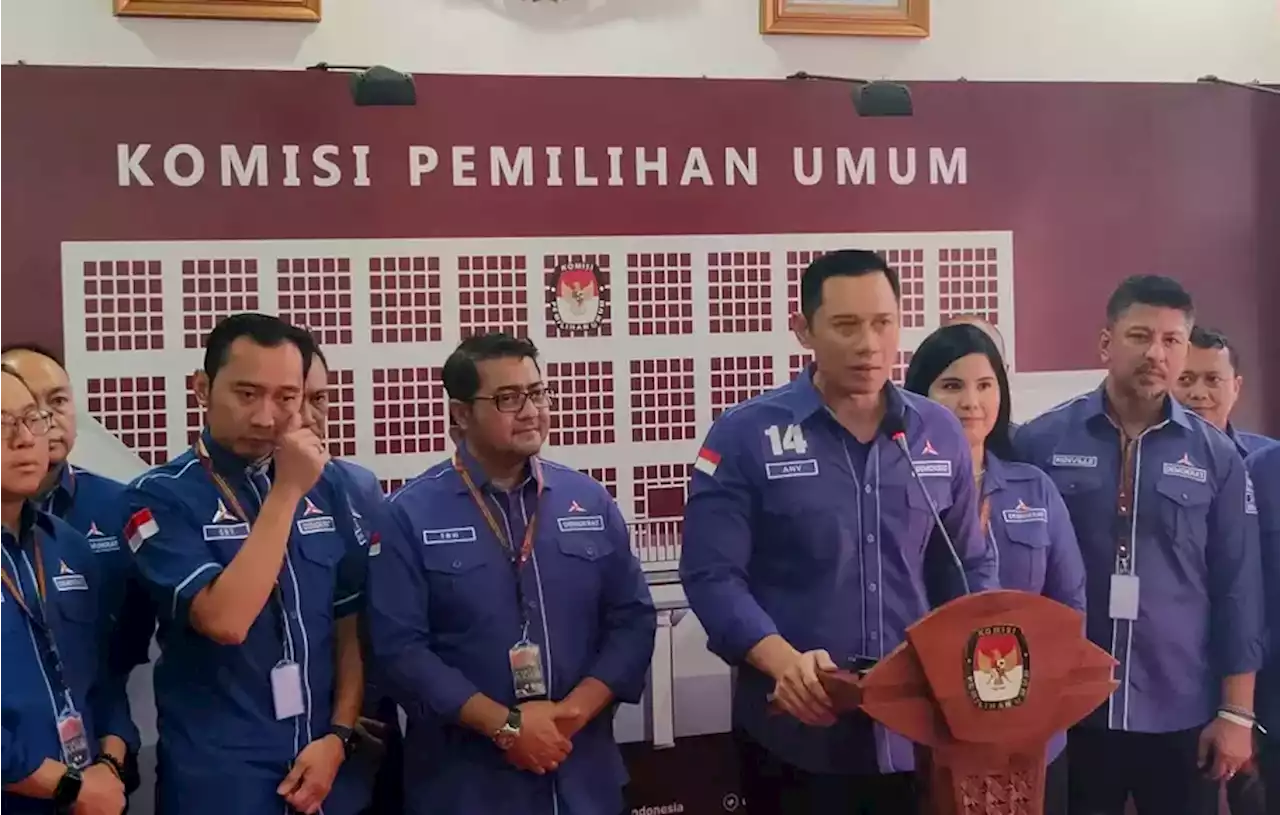 AHY Pimpin Langsung Pendaftaran Bacaleg Partai Demokrat