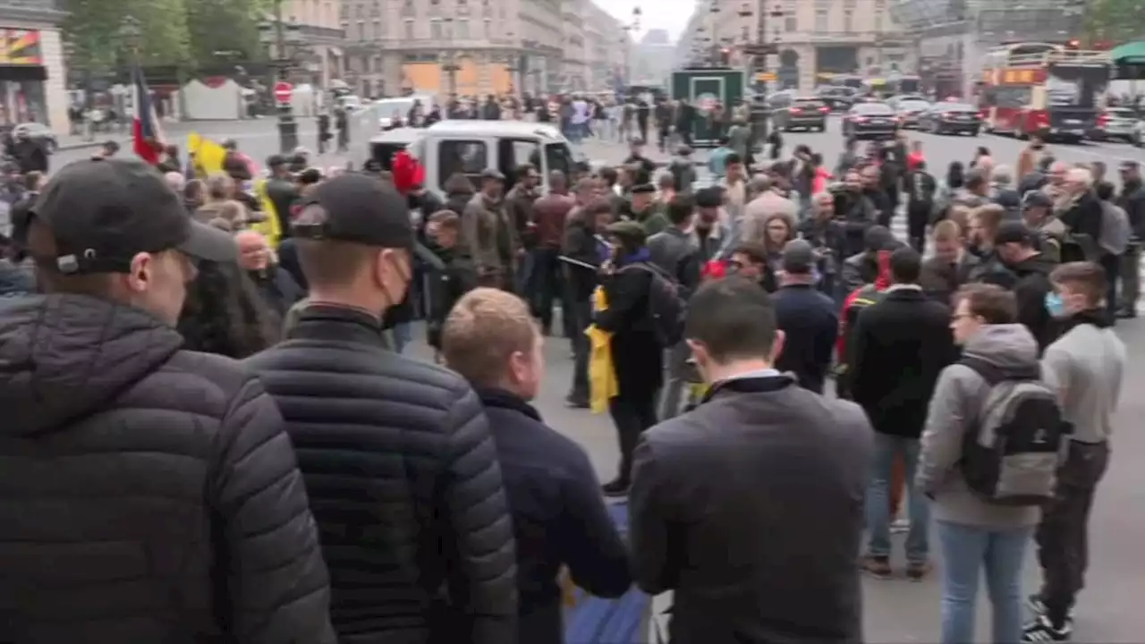 Ultradroite: environ 500 personnes présentes à la manifestation de l'Action française à Paris