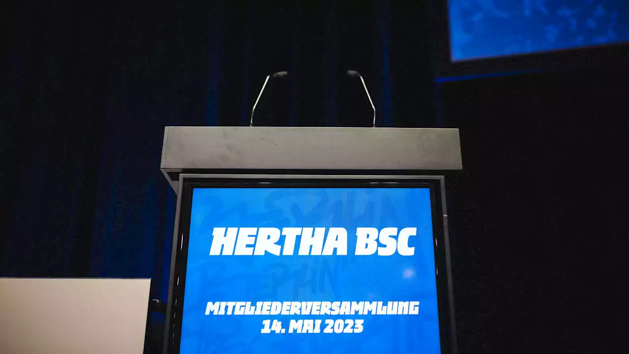 Hertha BSC: Die Mitgliederversammlung 2023 im BILD-Liveticker