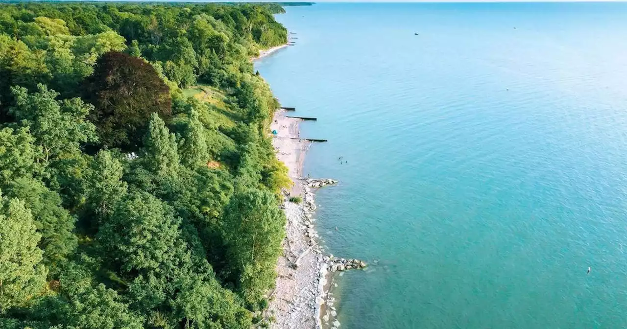 This charming beach town in Ontario has Caribbean blue waters