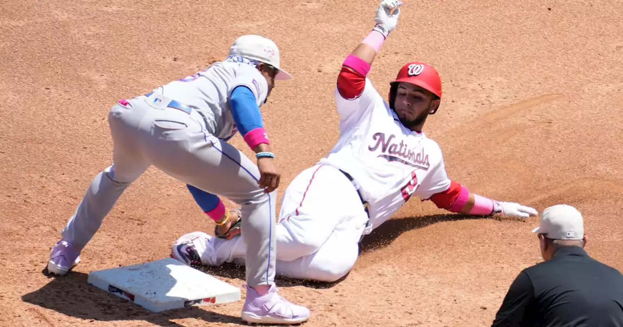 9th inning defense lifts Nationals to win over Mets in completion of suspended game