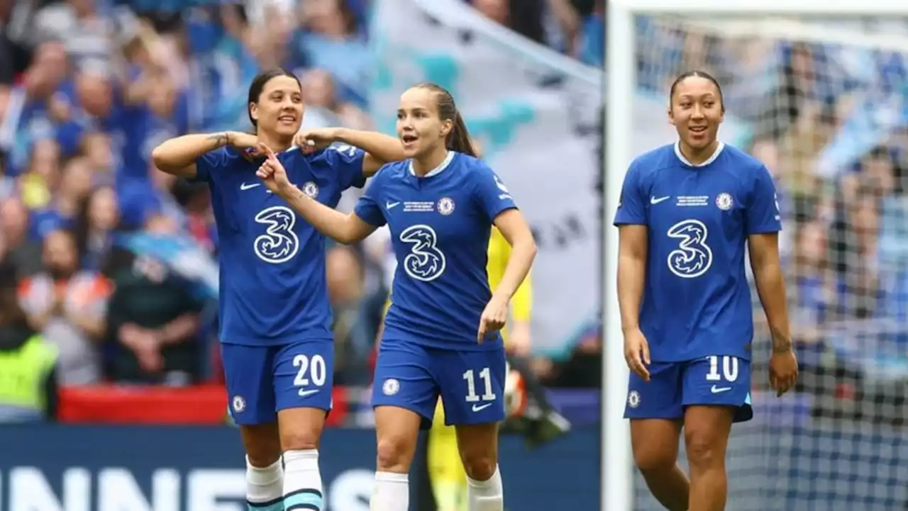 Kerr the hero again as Chelsea win third straight Women's FA Cup title