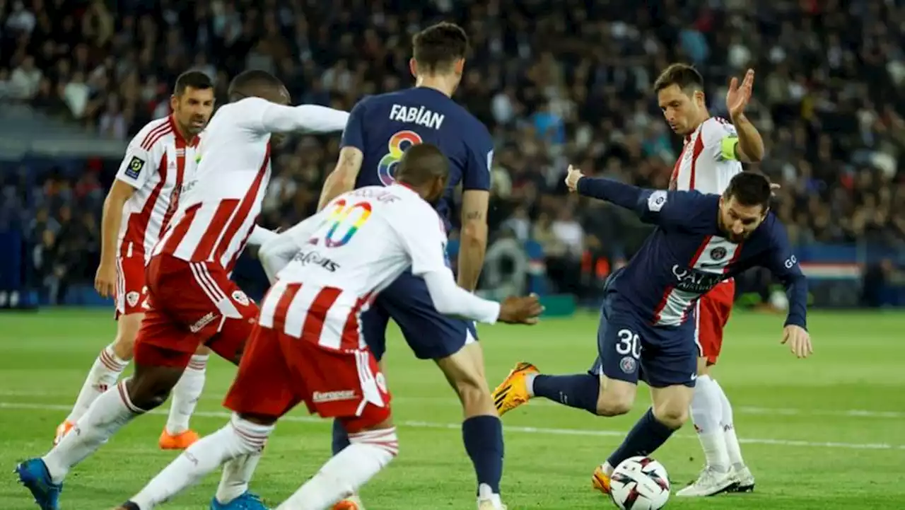 PSG close in on French title as AC Ajaccio go down