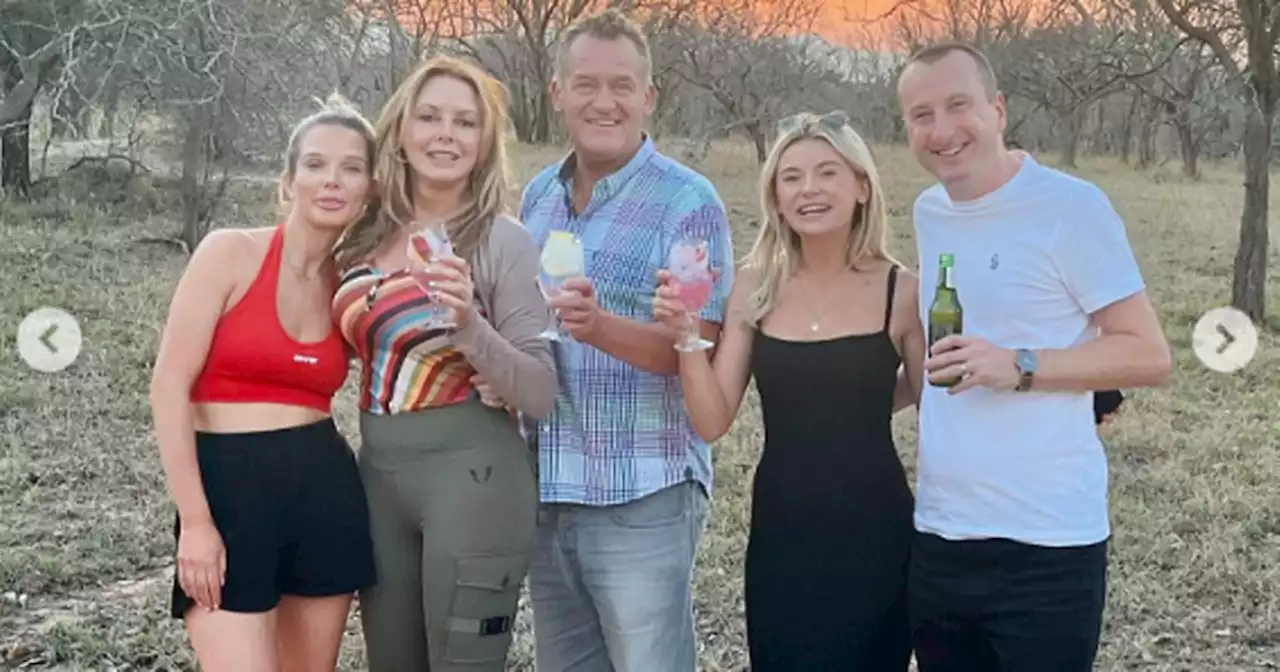 Carol Vorderman shares snaps of her and 'jungle friends'