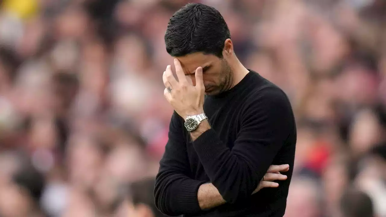 Mikel Arteta 'looking at himself' as Arsenal surrender title in 'unacceptable' Brighton defeat