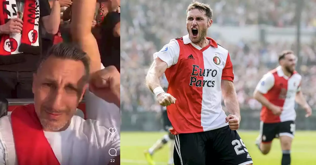 ¡Emotivo! Chaco Giménez rompe en llanto tras ver a Santi campeón con Feyenoord | VIDEO