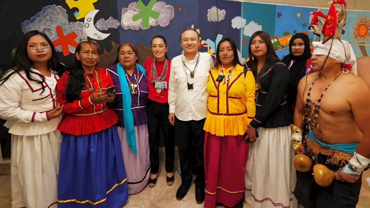 'Bienvenida, doctora': Alfonso Durazo recibe a Claudia Sheinbaum en Sonora con música y folclor