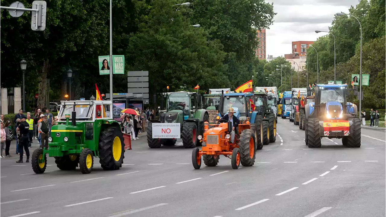 SOS Rural se manifiesta en Madrid contra las 'nefastas' políticas que llevan al campo a la 'ruina'