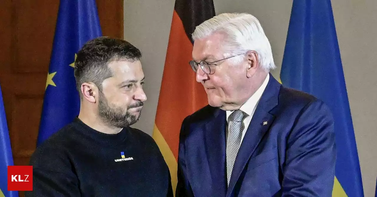 Ukrainischer Präsident - Selenskyj in Deutschland empfangen: 'Wahrer Freund und Verbündeter'