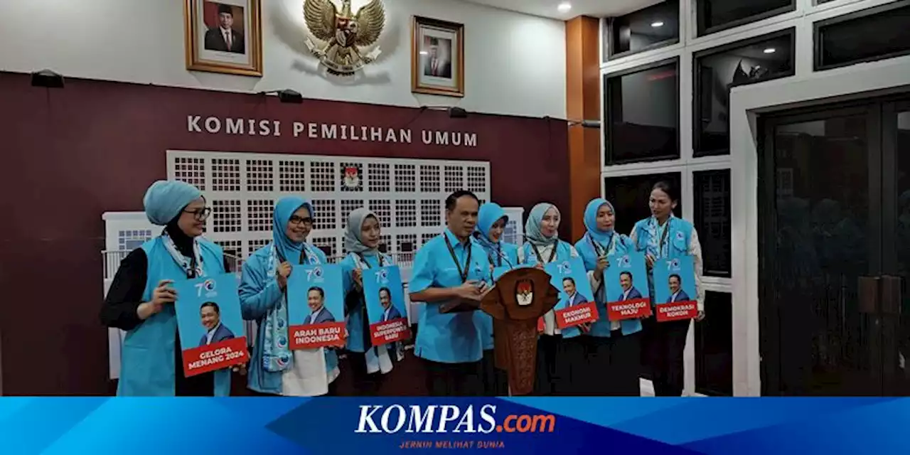 Partai Gelora Daftarkan 481 Bacaleg ke KPU