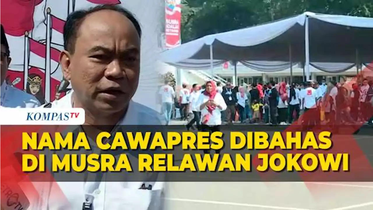 Deretan Nama Cawapres yang Akan Dibahas di Musra Relawan Jokowi: Mahfud MD Hingga Moeldoko