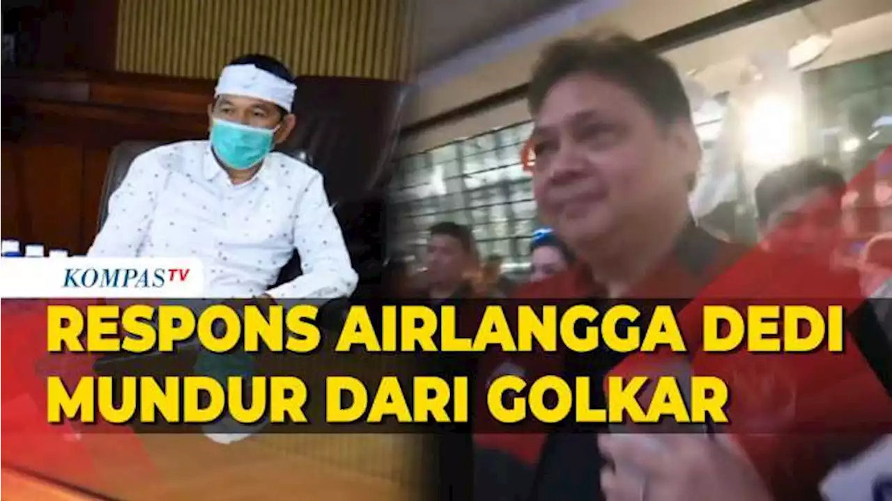 Respons Airlangga Soal Kabar Dedi Mulyadi Mundur dari Golkar: Akan Saya Panggil!