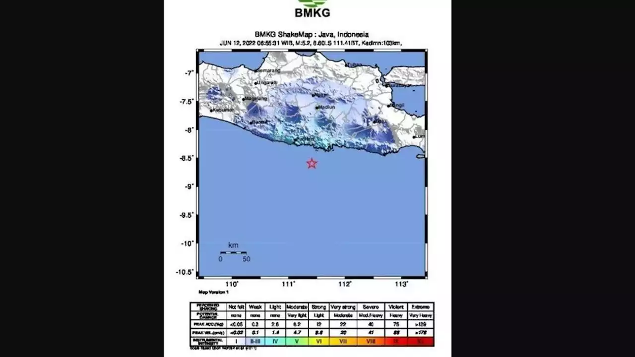 Gempa Hari Ini Getarkan 4 Wilayah Indonesia Minggu 14 Mei 2023