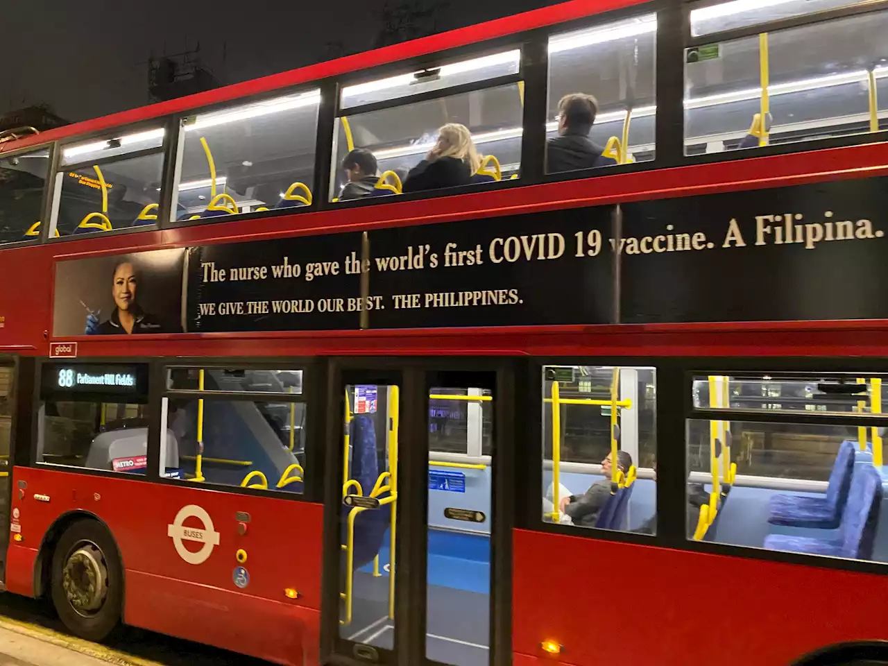 Fil-Brit nurse in London bus ad promotes Pinoy talent branding—Marcos adviser