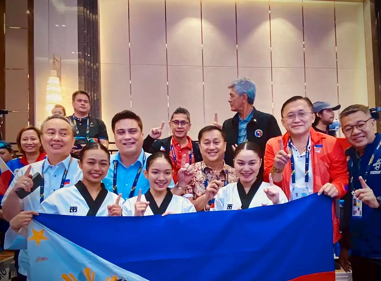 LOOK: Go, Zubiri, Tolentino visits Cambodia to support PH athletes in the SEA Games