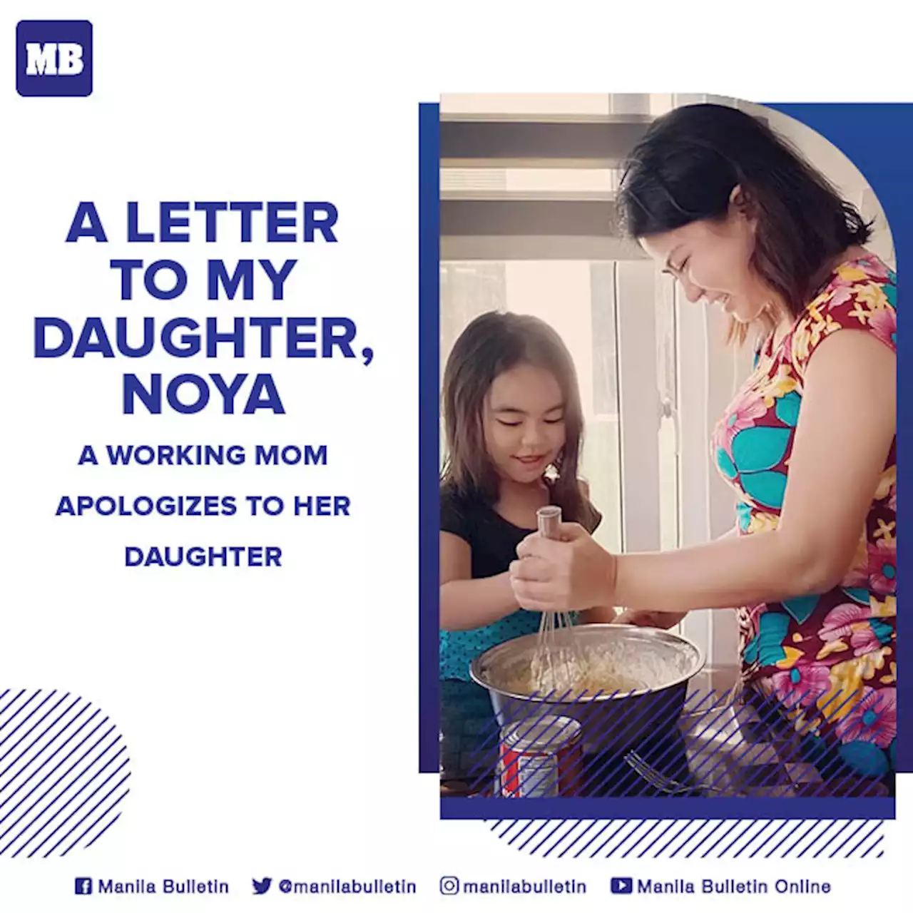 A letter to my daughter, Noya