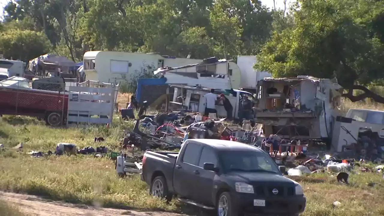 Unhoused People Being Moved Out of Stretch of Coyote Creek in San Jose