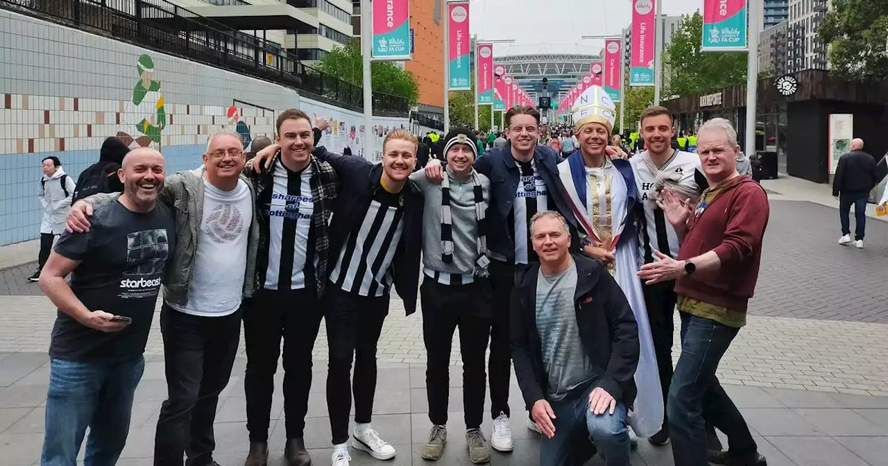 A Wembley celebration and 'redemption' for Notts fans and The Pope