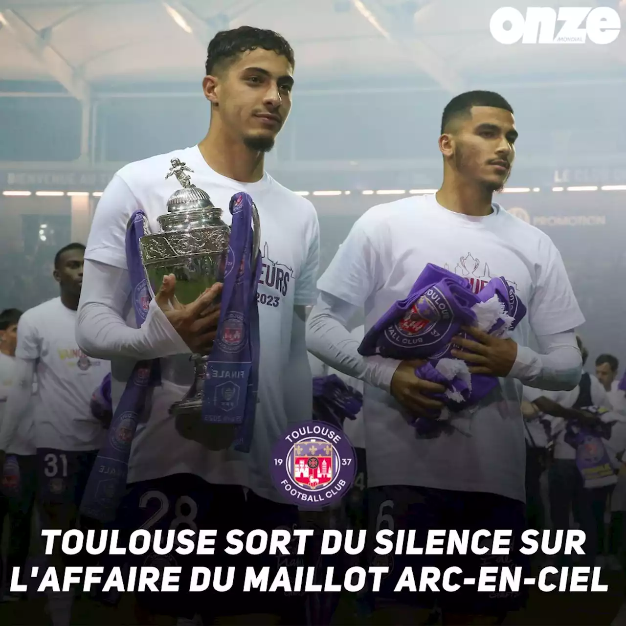 Toulouse : le club sort du silence sur l'affaire du maillot arc-en-ciel et écarte les joueurs concernés