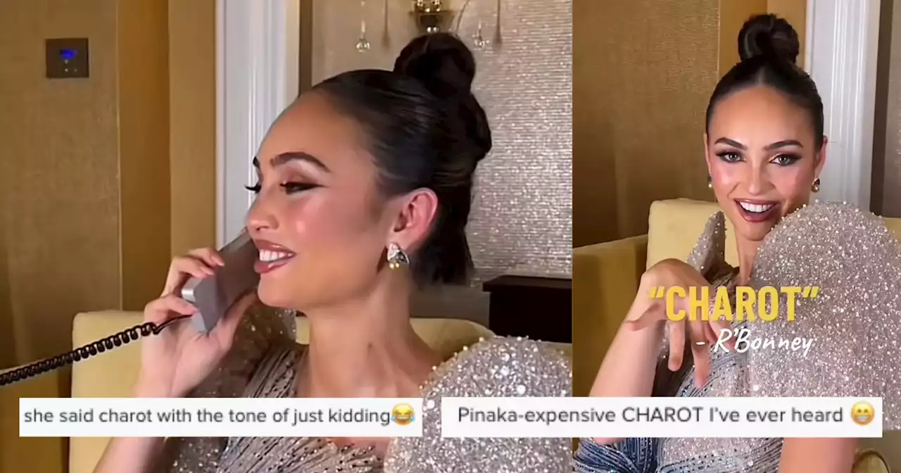 ‘Charot!’: Fil-Am Miss Universe R’Bonney Gabriel draws laughs with TikTok skit