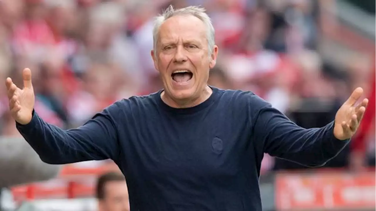 Bundesliga - Christian Streich gesteht selbstkritisch: 'Ich habe einen Fehler gemacht'