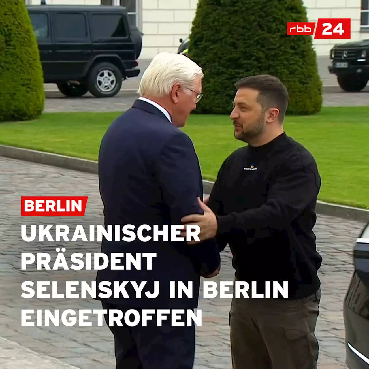 Selenskyj dankt Scholz für Waffenlieferungen an die Ukraine