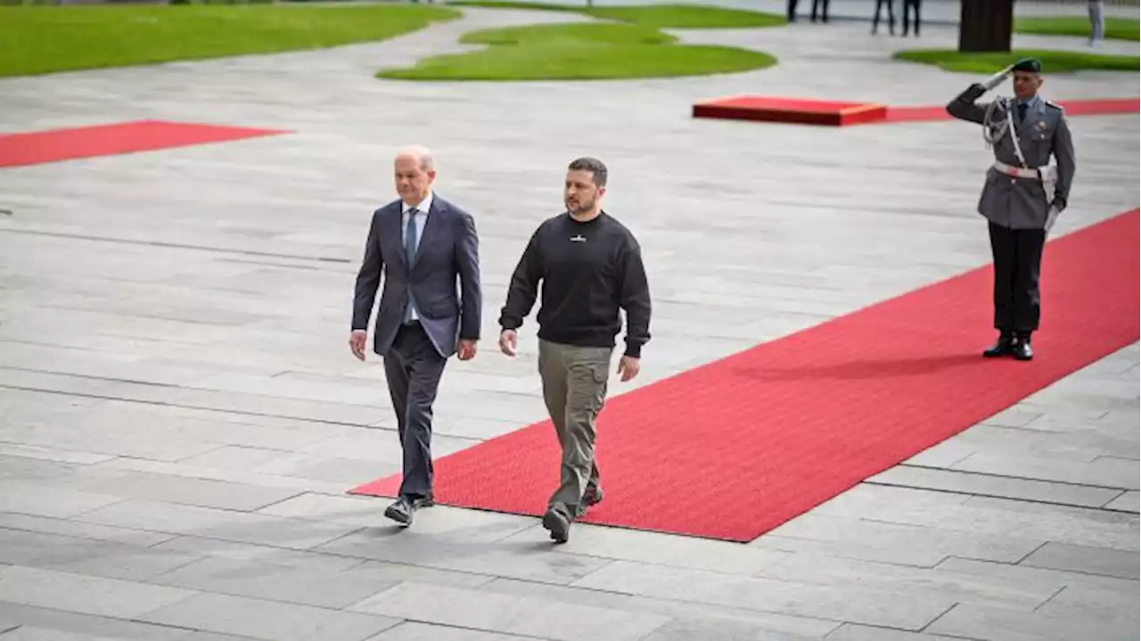 Selenskyj besucht unter hohen Sicherheitsvorkehrungen Berlin