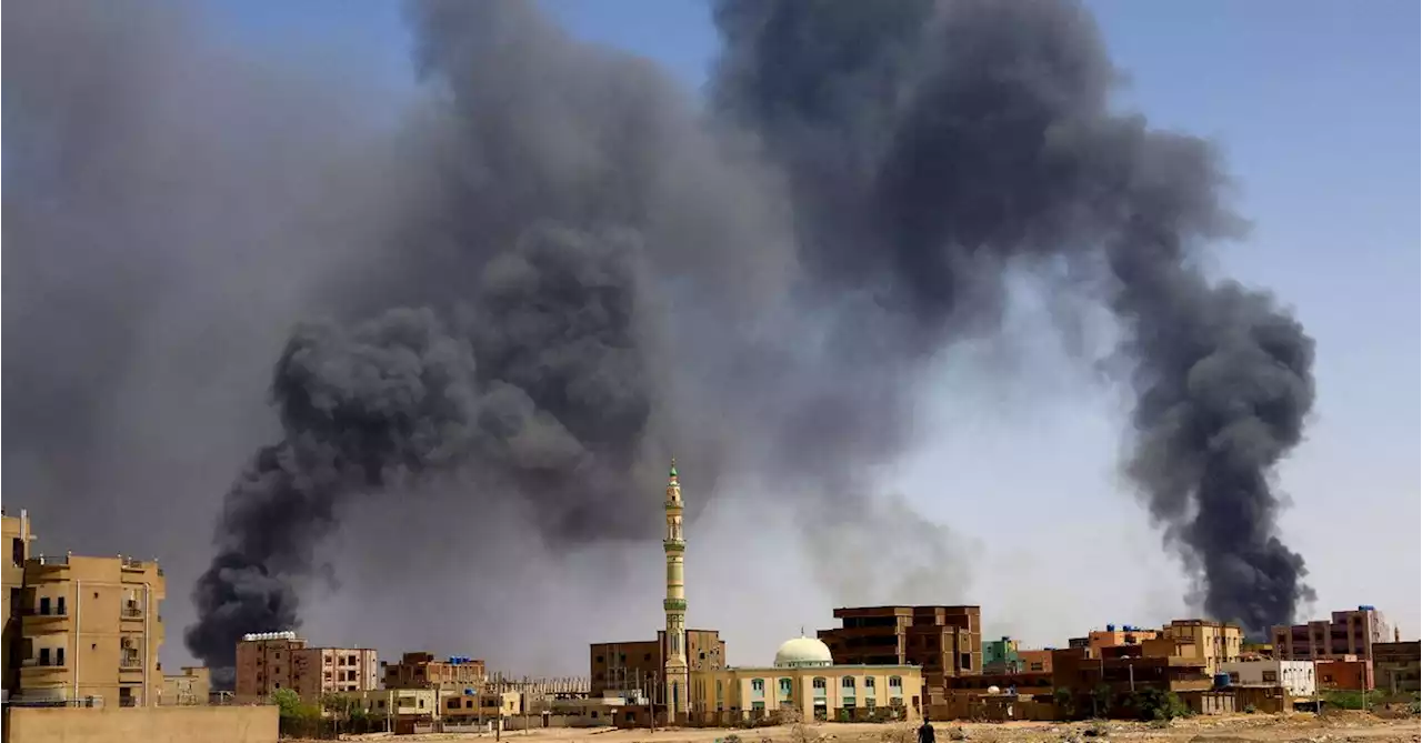 Khartoum region under bombardment as Sudan's rivals talk