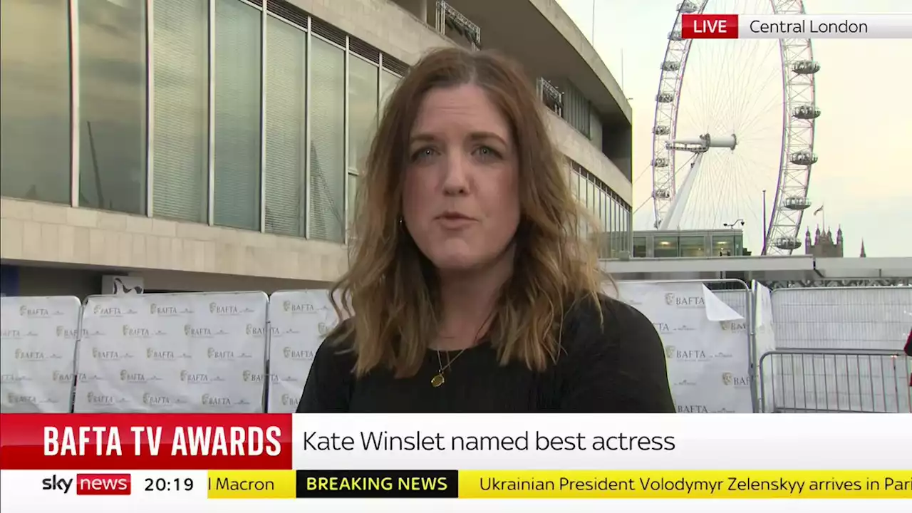 TV BAFTAs live: Kate Winslet gets emotional; best television moment revealed; hosts take dig at Holly and Phil's queue jump