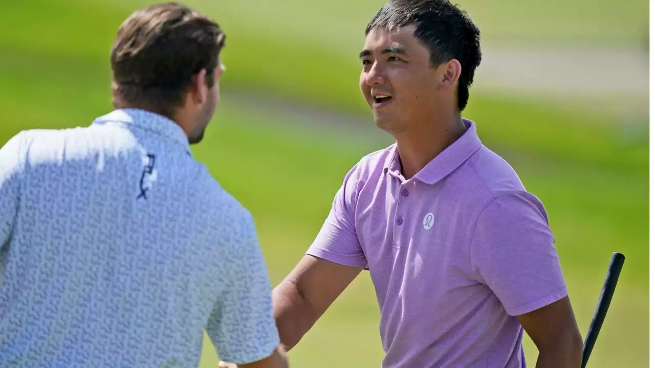 Eckroat, Dou, Palmer share third-round lead at Byron Nelson