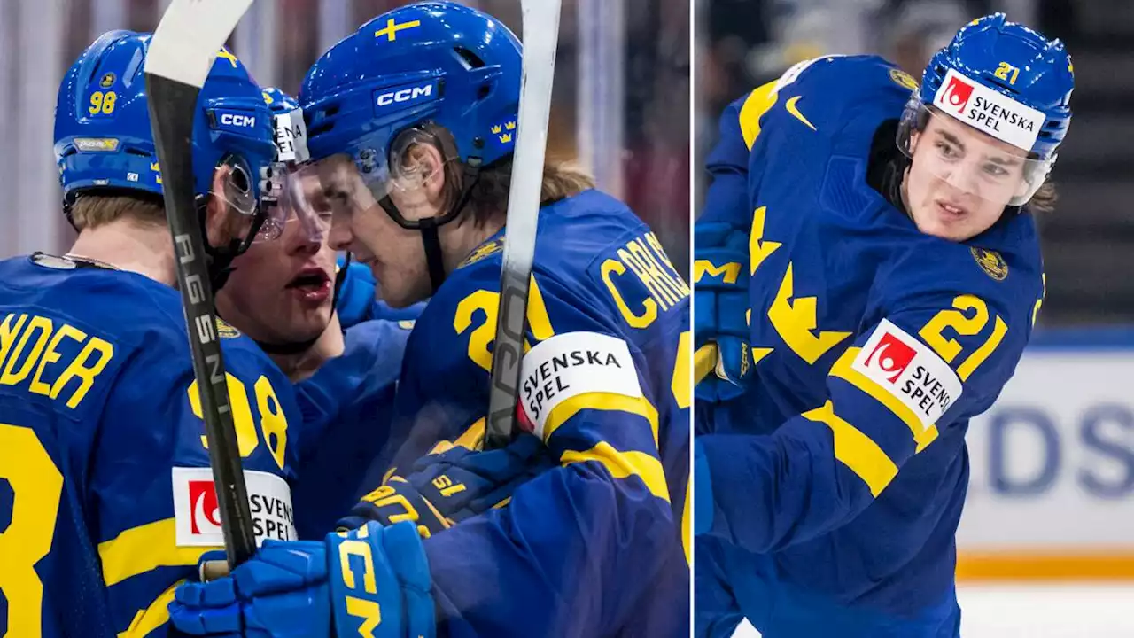 Ishockey: Sverige vann klart mot Österrike – Leo Carlsson yngsta målskytt någonsin