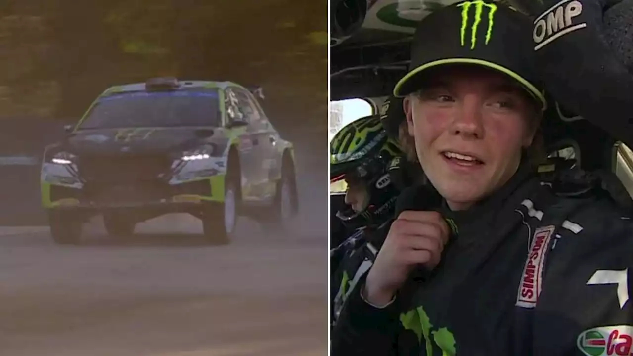 Rally: Efter straffet – Solberg tog nästan igen hela avståndet