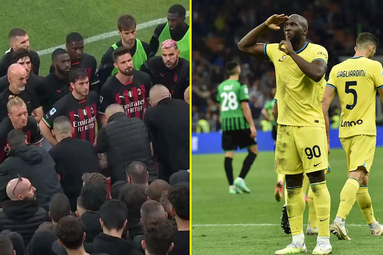 Giroud and Tomori confronted by Milan fans as stunning Lukaku goal rubs salt in the wounds