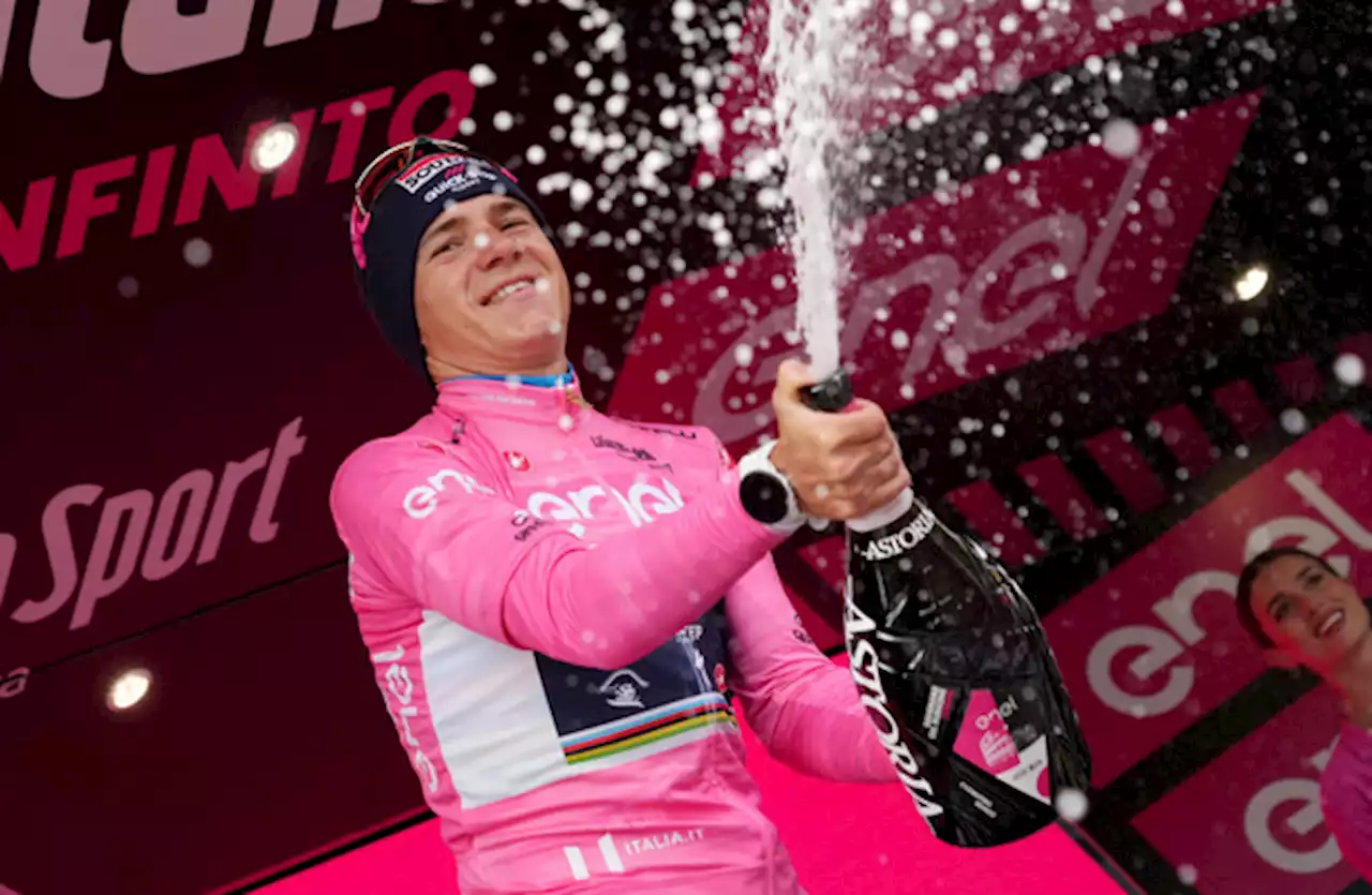 Evenepoel back in Giro pink after one-second time-trial win