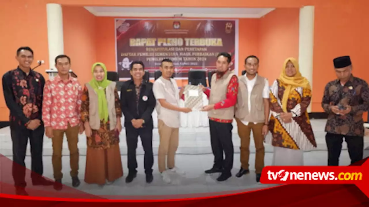 KPU Kabupaten Sumbawa Tetapkan DPSHP Pemilu 2024 Sebanyak 3.884