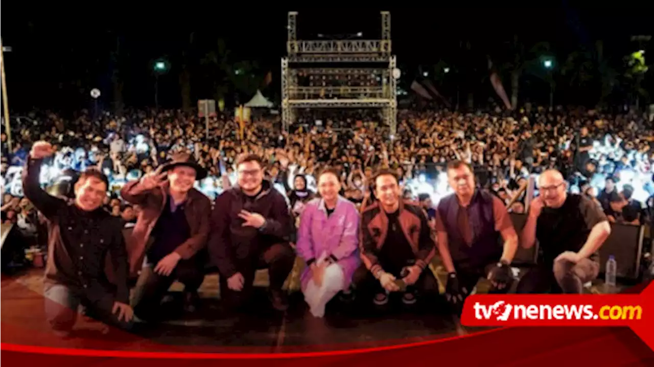 Lagu Begitu Indah dari Padi Reborn Tutup Konser Semarak Budaya di Peringatan HUT Kabupaten Kediri ke-1219