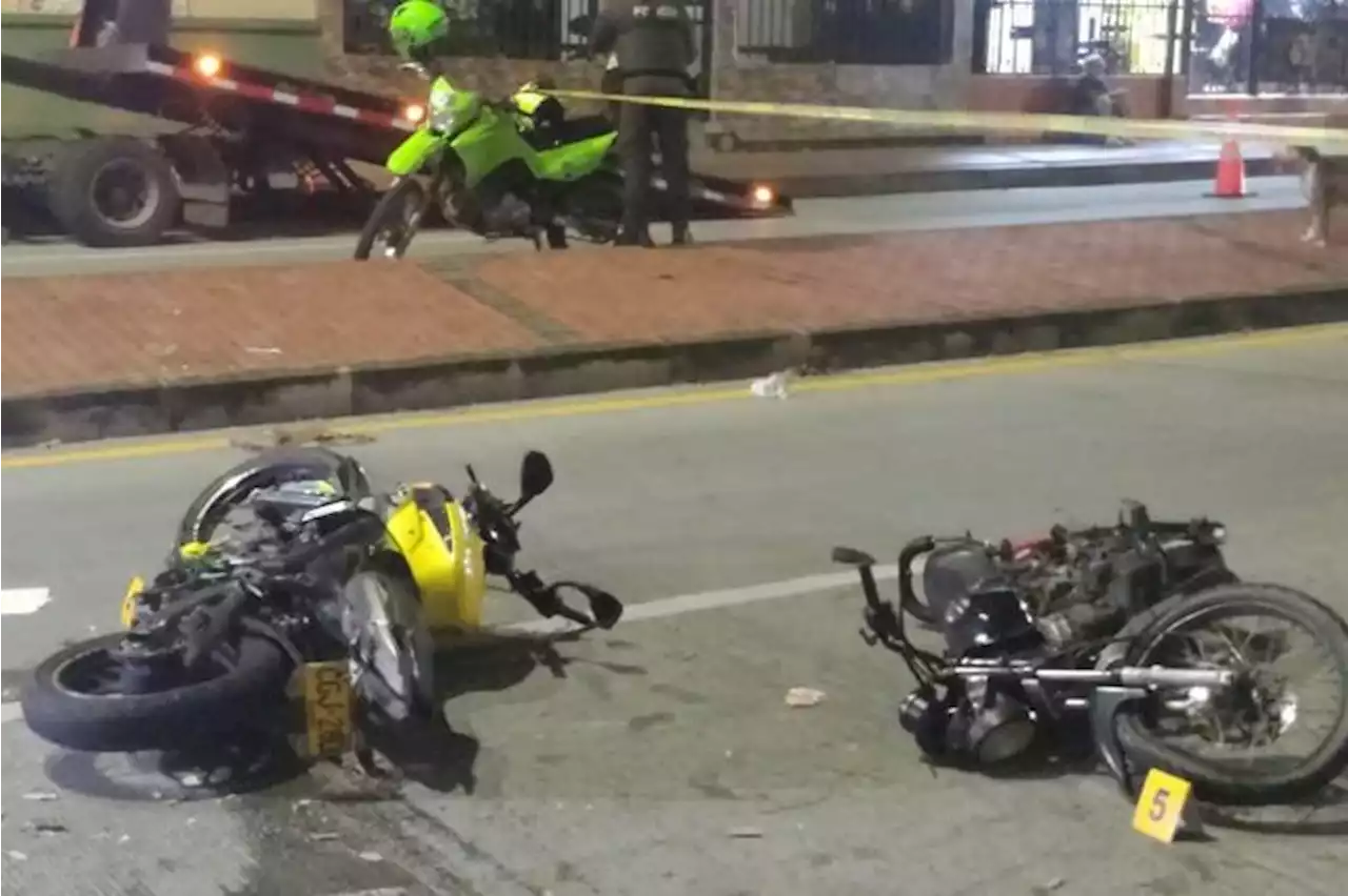 Video: Choque entre dos motos, al parecer en piques ilegales, dejó un muerto en Bucaramanga