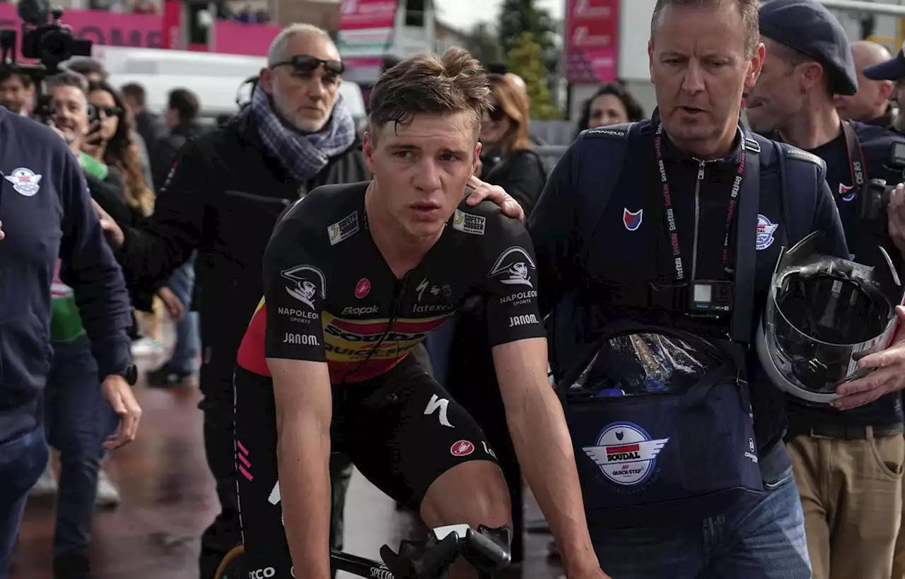 Coup de tonnerre sur le Giro, le leader Remco Evenepoel contraint à l’abandon