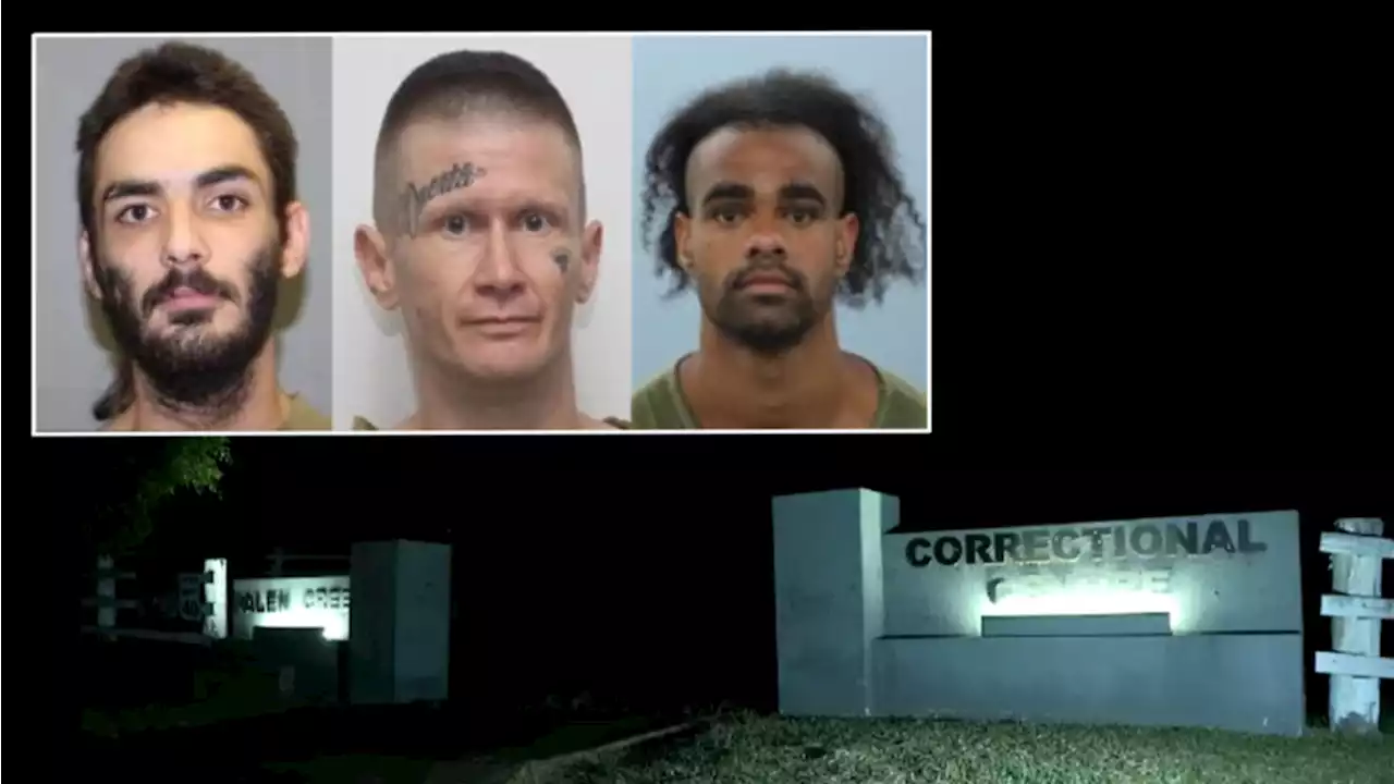 Manhunt underway for three prisoners who escaped from Queensland jail