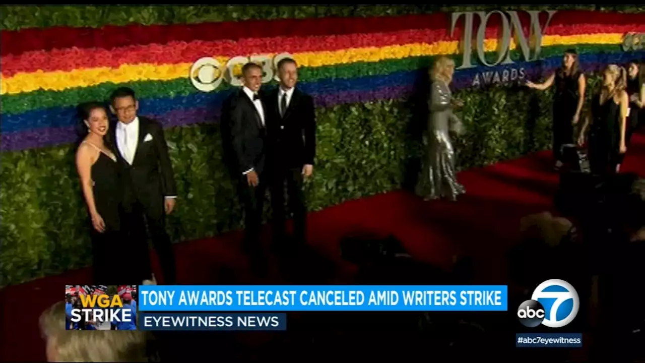 Tony Awards becomes latest show disrupted as writers strike enters 3rd week