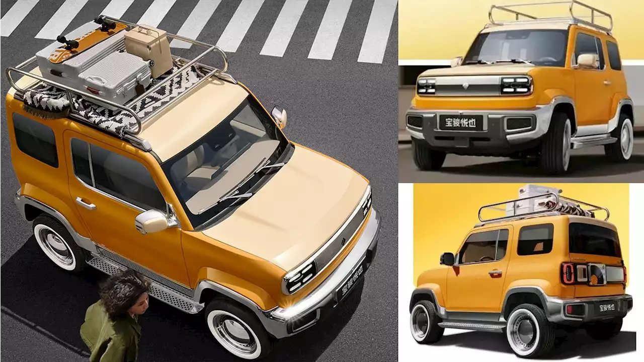 Baojun Yep Micro-Truck Gets Its Retro Rocks Off With Chrome Roof Rack And Accessories | Carscoops