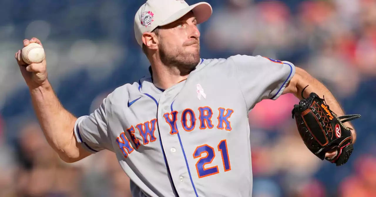 Max Scherzer solid over 5 innings, Mets earn doubleheader split with Nationals